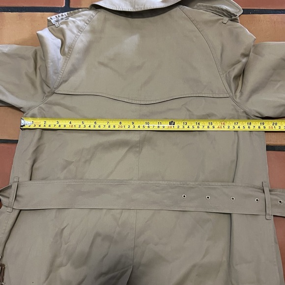 Vintage Burberrys Women's Trench Coat Made in England Nova Check Small - Picture 7 of 9